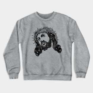 Jesus Christ Face Crewneck Sweatshirt